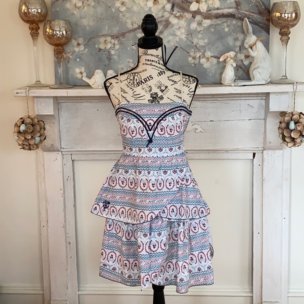 ✝️❤️⚓️ tiered dress